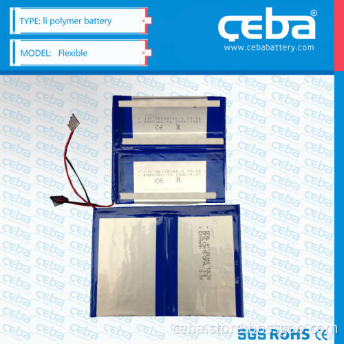 Ceba 5000mAh li polymer rechargeable battery 3.7V for power tools/ Electric vehicles